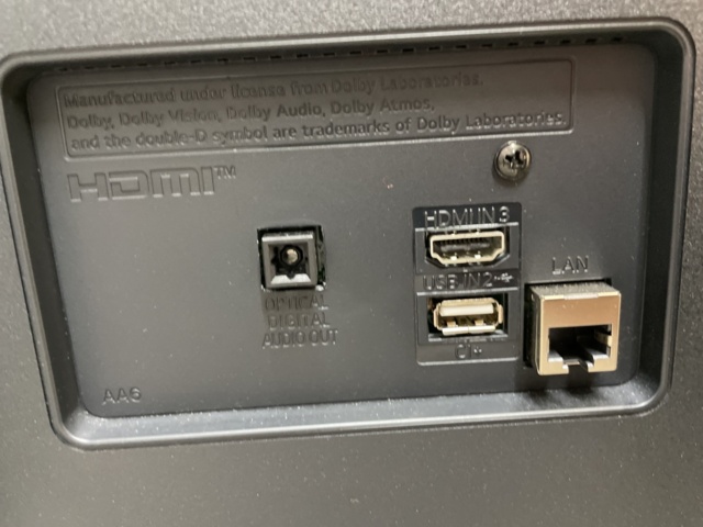 1116399-7 LG 65” Screen