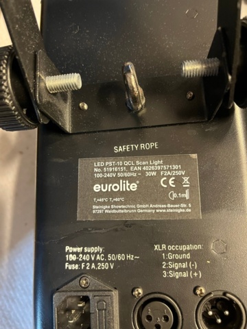 1066167-6 4 Eurolite Scanner LED PST-10 QCL