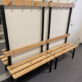 1068788-2 Changing room benches 3 pcs