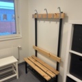 1068788-3 Changing room benches 3 pcs