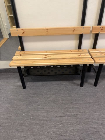 1068788-4 Changing room benches 3 pcs