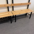 1068788-5 Changing room benches 3 pcs