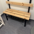 1068788-6 Changing room benches 3 pcs