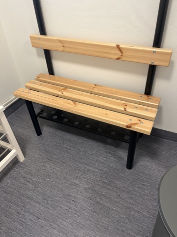 1068788-6 Changing room benches 3 pcs
