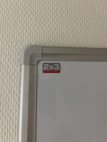 1068791-3 Whiteboard with accessories - 2X3 Board Company