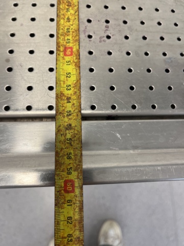 1068796-11 Stainless steel draw bench with draw box