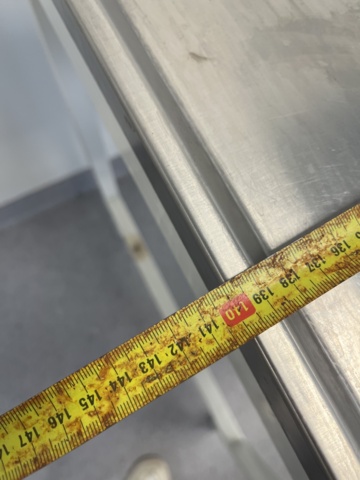 1068796-13 Stainless steel draw bench with draw box