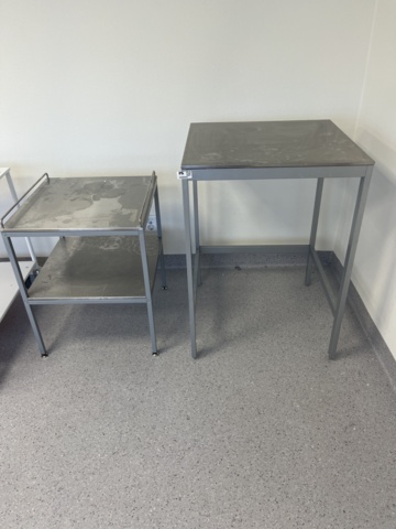 1068802-1 2 stainless steel workbenches