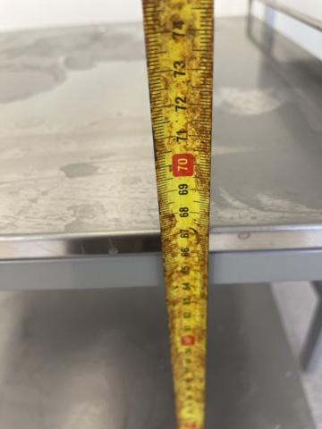 1068802-16 2 stainless steel workbenches