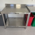 1068810-1 Stainless workbench approximately 1000x700x810 mm