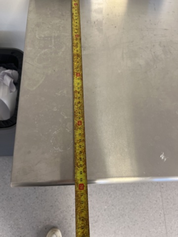 1068810-4 Stainless workbench approximately 1000x700x810 mm