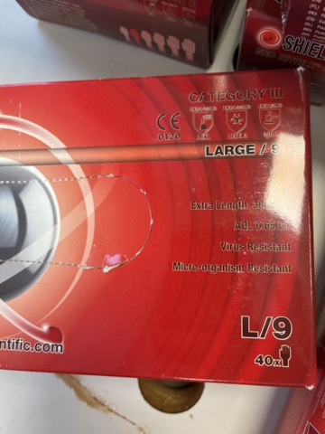 1068827-17 Disposable gloves approximately 1440 pcs