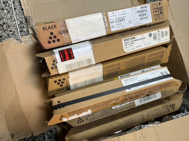 1116509-4 Parti med toner / Richo / Xerox & Konica Minolta