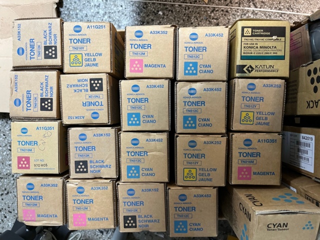 1116509-10 Parti med toner / Richo / Xerox & Konica Minolta