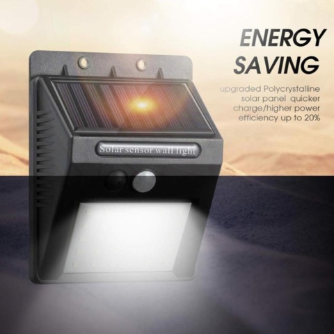 1118202-2 4 st Utebelysning Solcell Liten