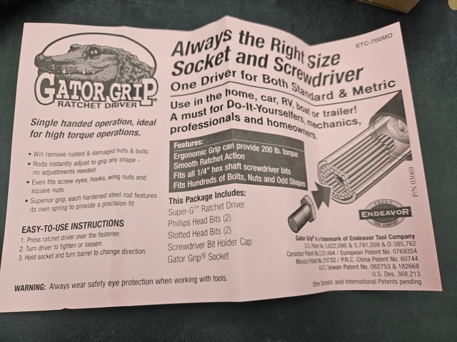 1118094-8 20 st Gator Grip super g - Frakt ingår