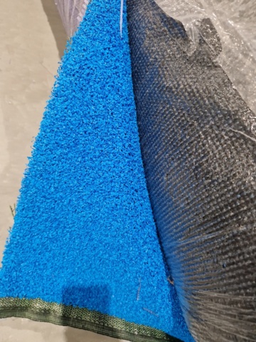 1119153-1 Padel mat Curly grass (4x24m) Blue