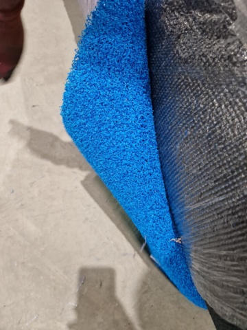 1119153-3 Padel mat Curly grass (4x24m) Blue