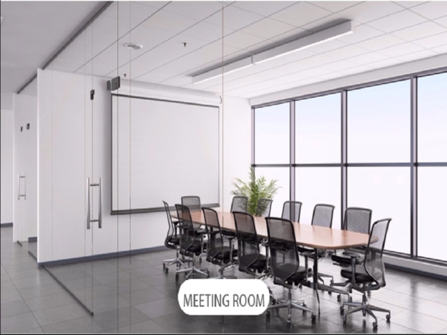 1118693-10 LED Kontorsarmatur 30W , 10st