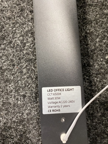 1118693-16 LED Kontorsarmatur 30W , 10st