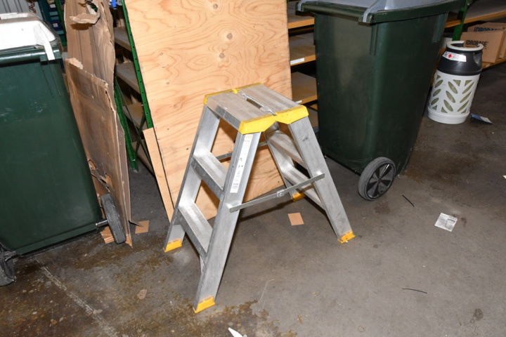 1118395-2 2 ladders + pallet