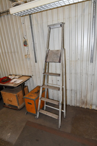1118395-3 2 ladders + pallet