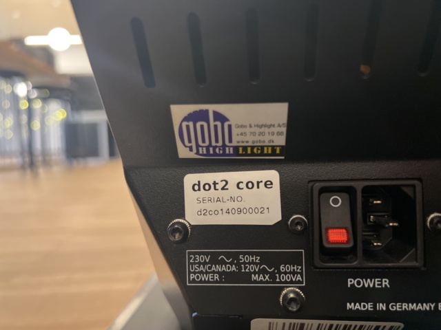 1116910-11 Light mixer table MA Dot2 Core including Roddcase