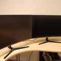 1034126-1 2 pc 32 inch curved monitors Samsung