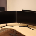 1034126-4 2 pc 32 inch curved monitors Samsung