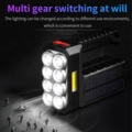 1120099-4 3 flashlights, solar powered, rechargeable battery- Shipping included