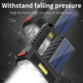 1120099-6 3 flashlights, solar powered, rechargeable battery- Shipping included