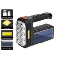 1120099-9 3 flashlights, solar powered, rechargeable battery- Shipping included