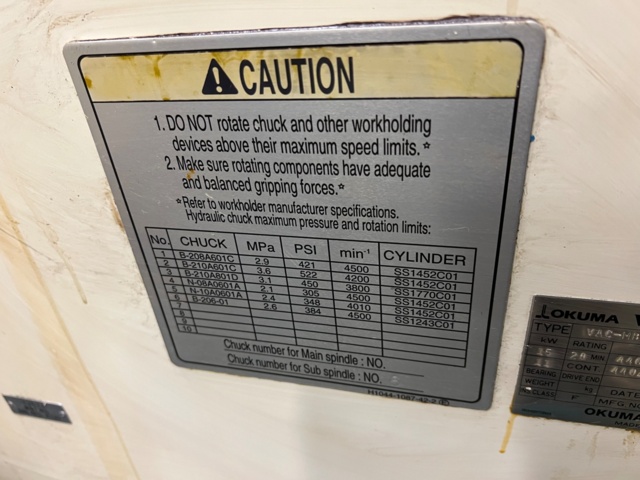 953264-36 CNC Lathe Okuma LB300-MW With many accessories