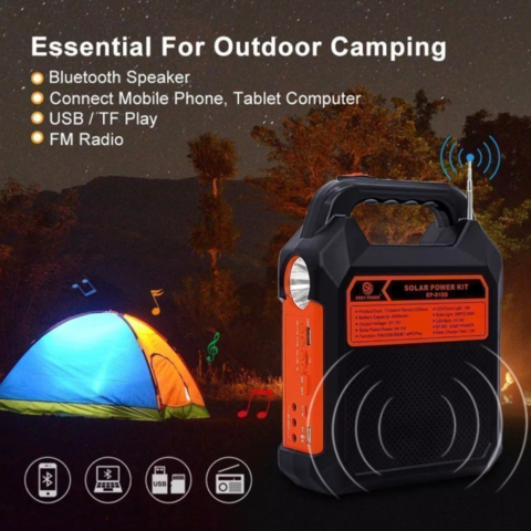 1122743-5 Bärbar solladdare Solar Power Kit