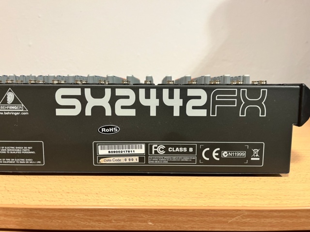 1067060-4 Mixer desk Behringer Eurodesk SX2442FX