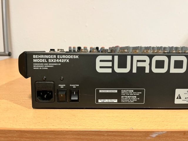 1067060-5 Mixer desk Behringer Eurodesk SX2442FX