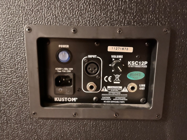 1067070-4 2 active speakers - Kustom KSC12P