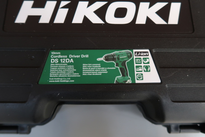 1123229-6 Screwdriver HiKOKI DS12DA with 12V, 2x2.5Ah battery and charger