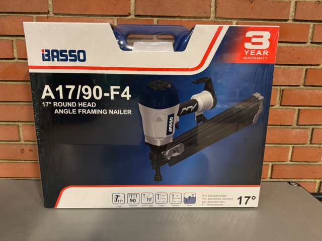 1123151-2 Nail gun Basso A17/90-F4 17°, rod band