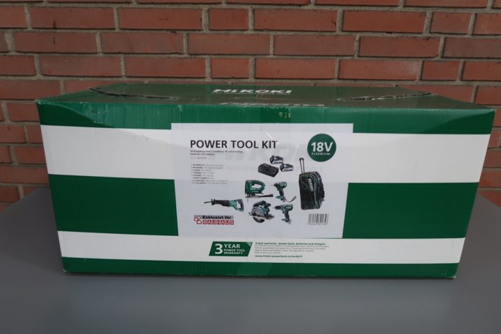 1123153-2 Tool kit Hikoki with 5 parts battery tools & 18v 2X5.0AH batteries