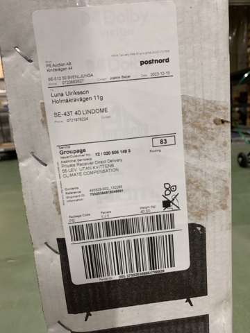 1084700-4 55" Ultra HD-TV med HDR 10 & Dolby Vision Skantic B5531UHD