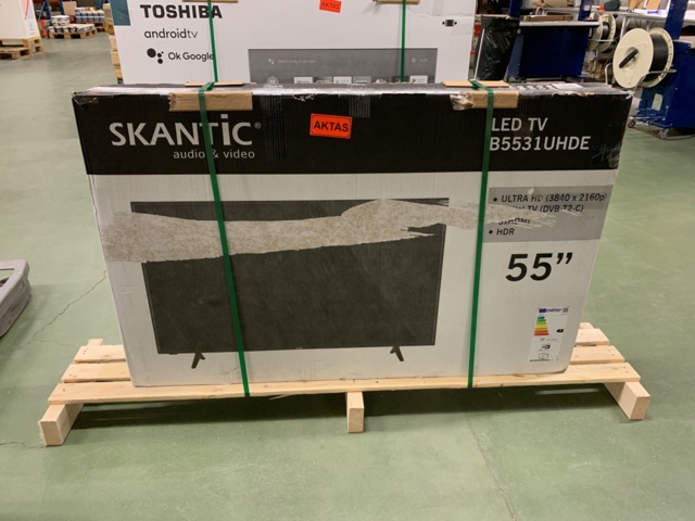 1084700-6 55" Ultra HD-TV med HDR 10 & Dolby Vision Skantic B5531UHD