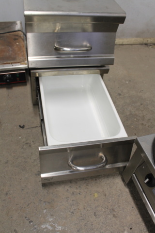 1119831-3 Relief bench with drawer 2 pcs