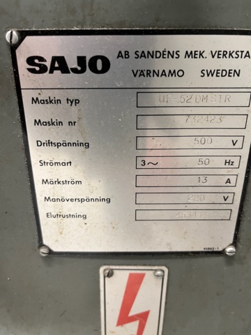 1061937-8 Metallfräs Sajo  VRF 52 M