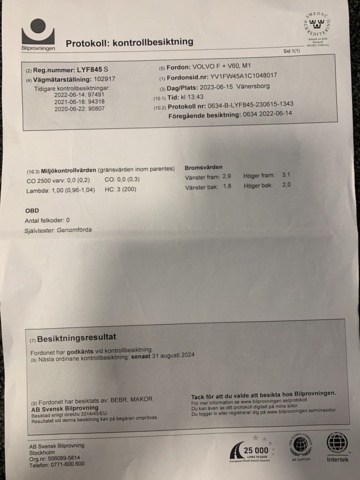 1123961-64 Volvo V60 T3 Manual, 150hp Momentum 2012