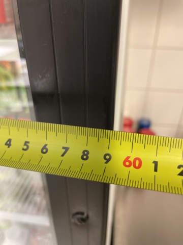 1085878-6 Beverage cooler with glass door Tefcold CEV425CP/R600a