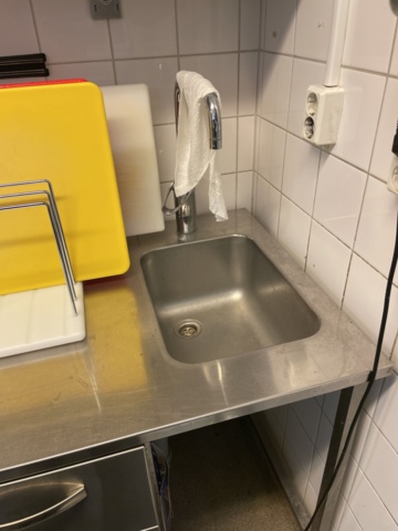 1085884-12 Cooler with 10 drawers & stainless steel workbench