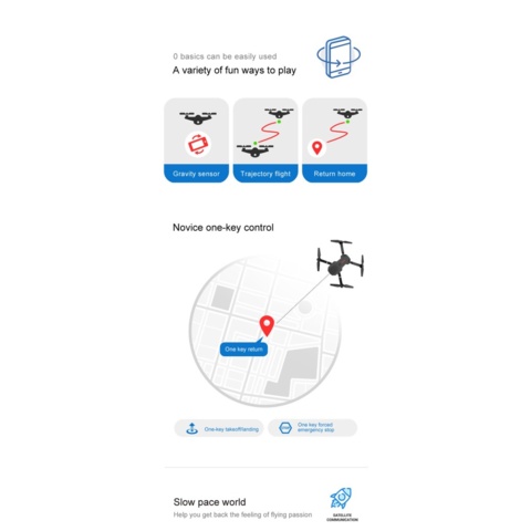 1124116-10 2 drones, 4K, 2 cameras, app - Shipping included
