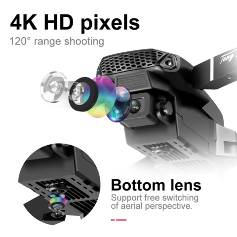 1124116-25 2 drones, 4K, 2 cameras, app - Shipping included
