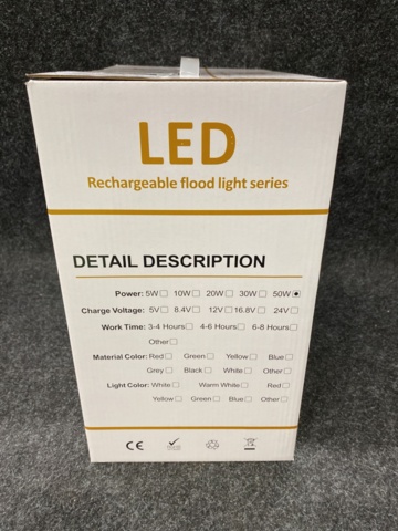 1118720-6 Arbetslampa LED 50W uppladdningsbar